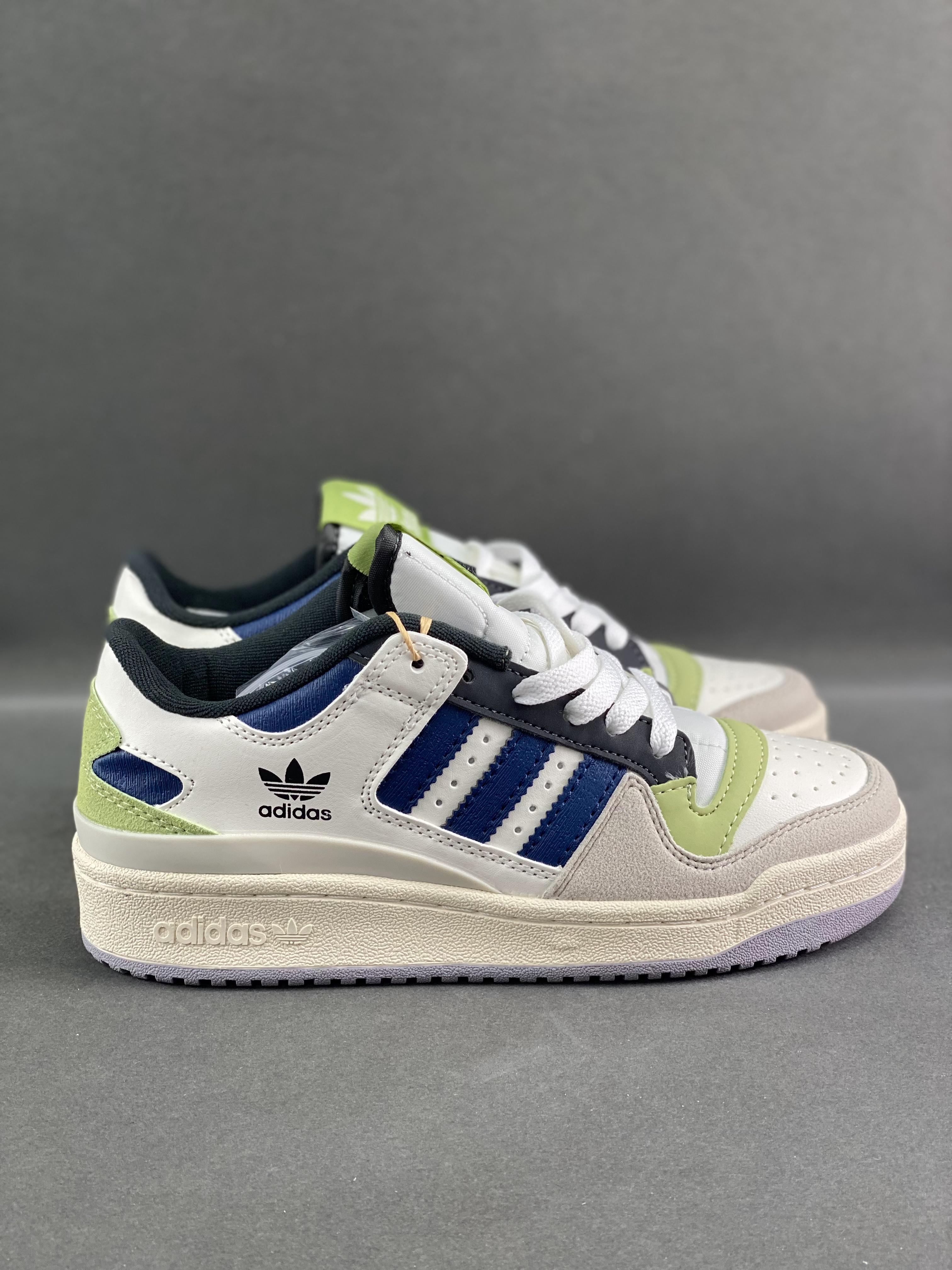 Adidas Adidas Overseas Channel Edition Original Box Original Label Adidas Forum Low CL Clover Low State Classic Velcro Retro Sneakers Men's and Women's Trendy First Layer Leather Casual Shoes Item Number: ID6263 Size Number: 36-459