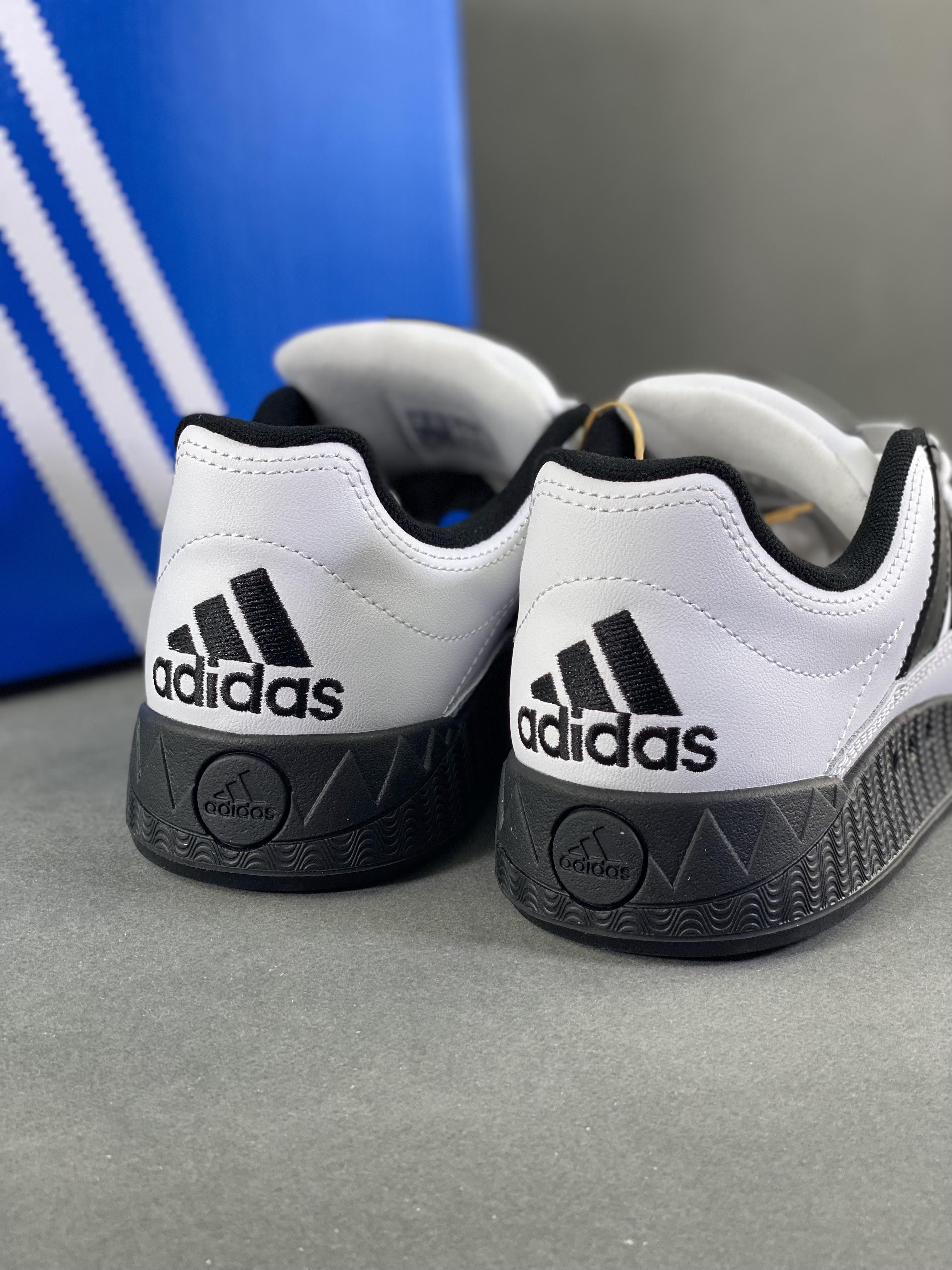 Adidas Adimatic black and white panda bread shoes trendy men’s and women’s Atoms joint sneakers Item number: ID7717 Size: 35-44.5 (with half size) 9