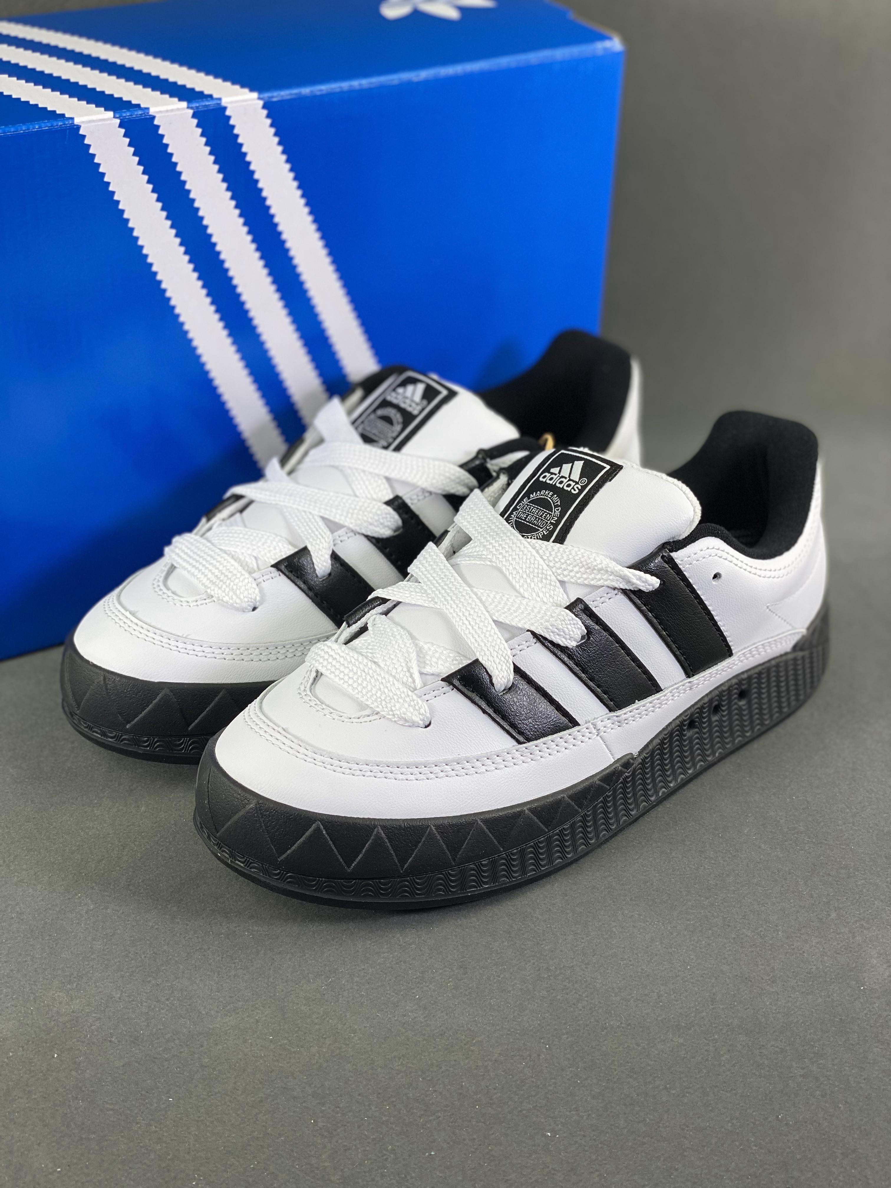 Adidas Adimatic black and white panda bread shoes trendy men's and women's Atoms joint sneakers Item number: ID7717 Size: 35-44.5 (with half size) 9