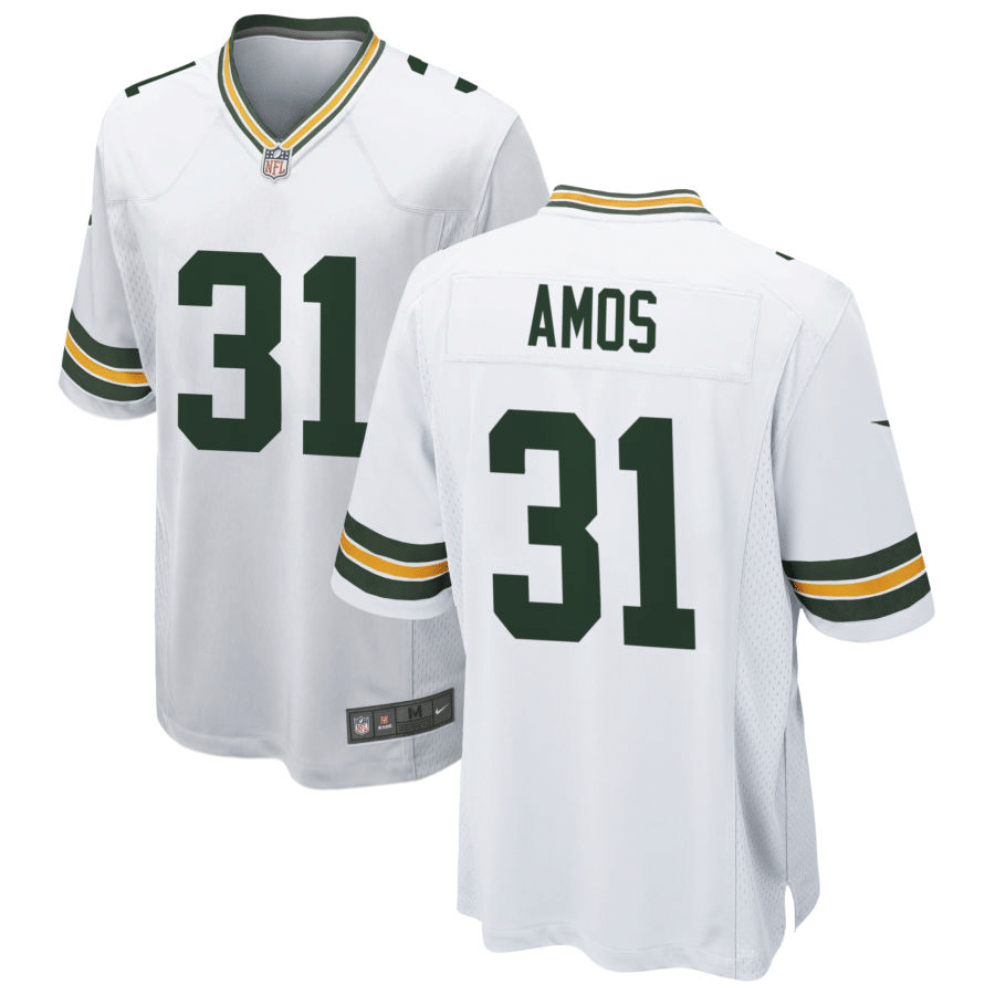Adrian Amos Green Bay Packers White Game Jersey