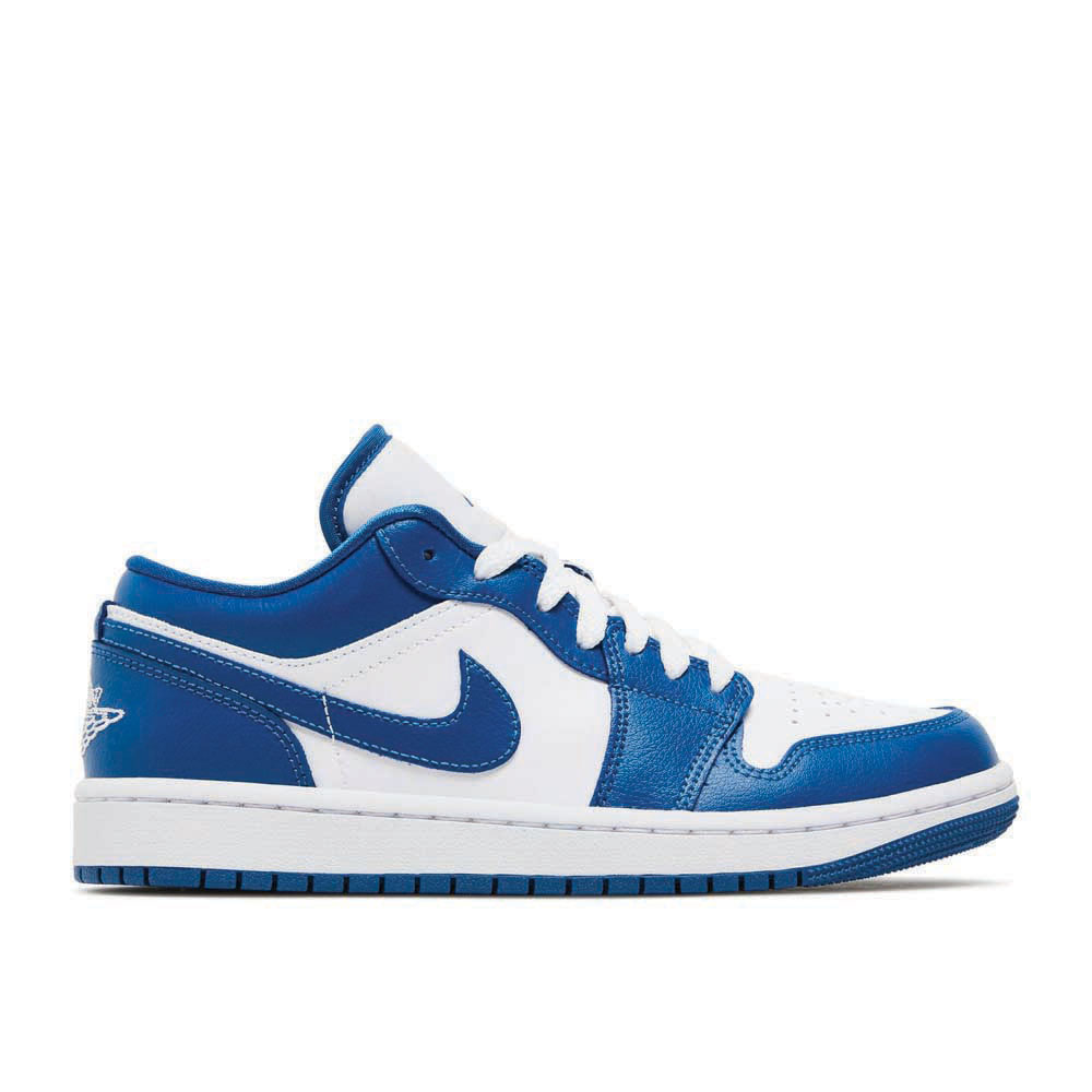 Air Jordan 1 Low Marina Blue DC0774-114 Signature Shoe