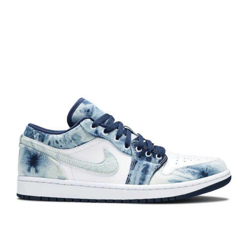 Air Jordan 1 Low SE Washed Denim CZ8455-100 Iconic Trainers