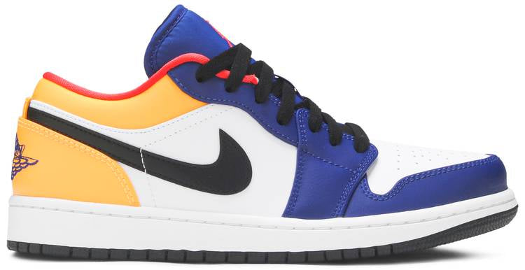 Air Jordan 1 Low White Deep Royal Blue 553558-123  