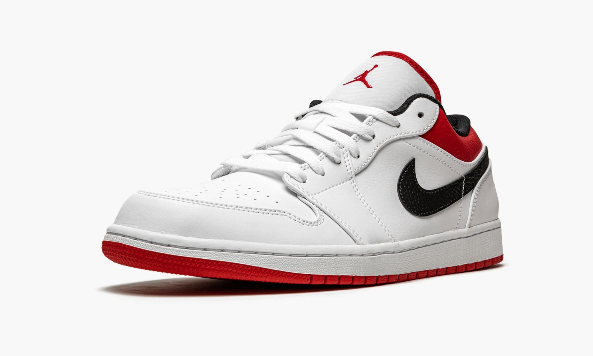 Air Jordan 1 Low White Gym Red 553560-118  