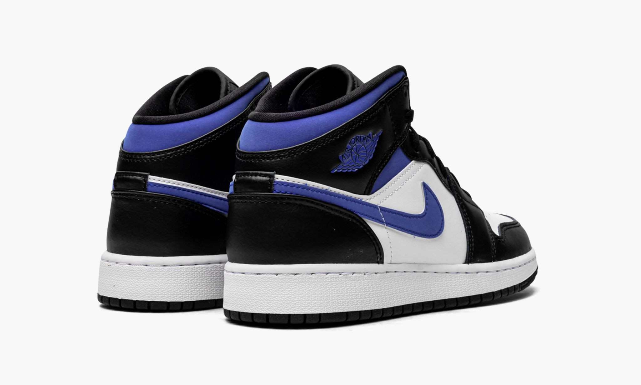Air Jordan 1 Mid GS Racer Blue / Black / White  