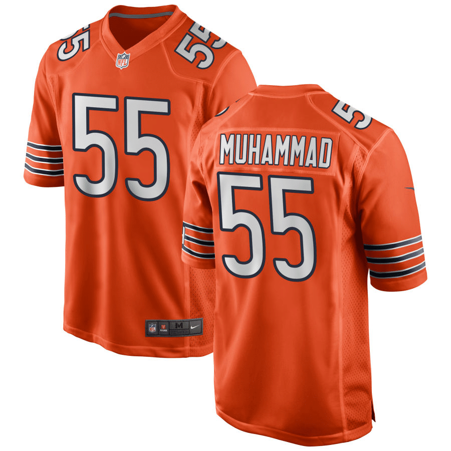 Al-Quadin Muhammad Chicago Bears Alternate Orange Game Jersey