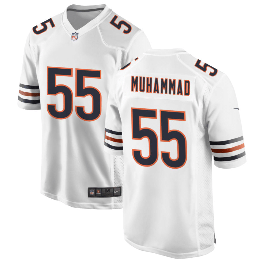 Al-Quadin Muhammad Chicago Bears White Game Jersey