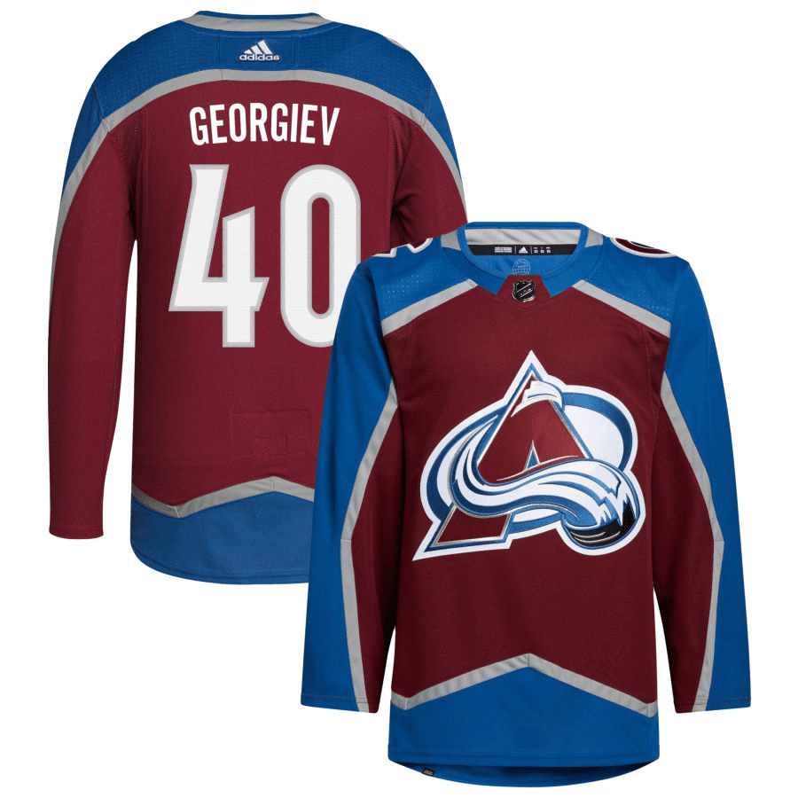 Alexandar Georgiev Colorado Avalanche Home Burgundy Player Swingman Jersey