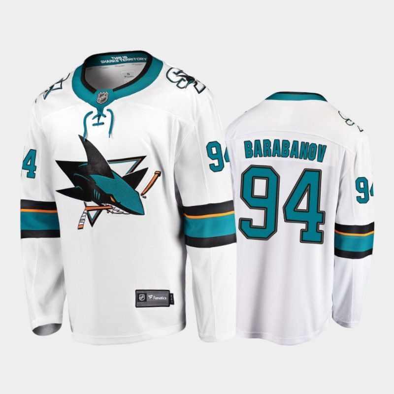 Alexander Barabanov San Jose Sharks 2021 Player Swingman Jersey