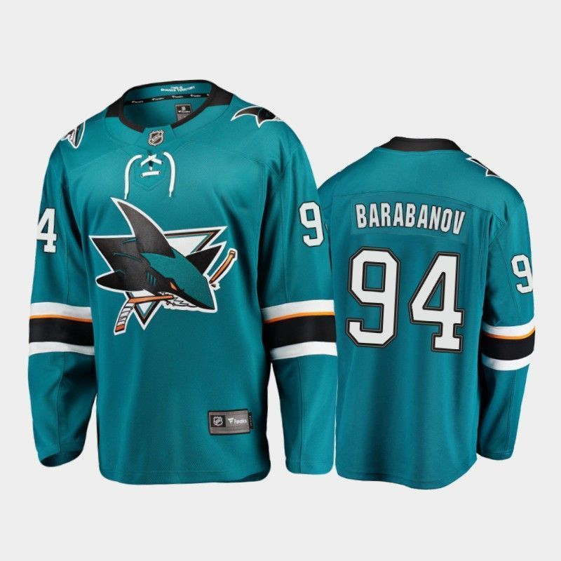 Alexander Barabanov San Jose Sharks 2021 Player Swingman Jersey