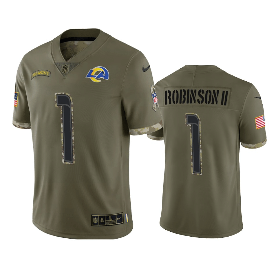 Allen Robinson II Los Angeles Rams 2022 Salute To Service Limited Jersey