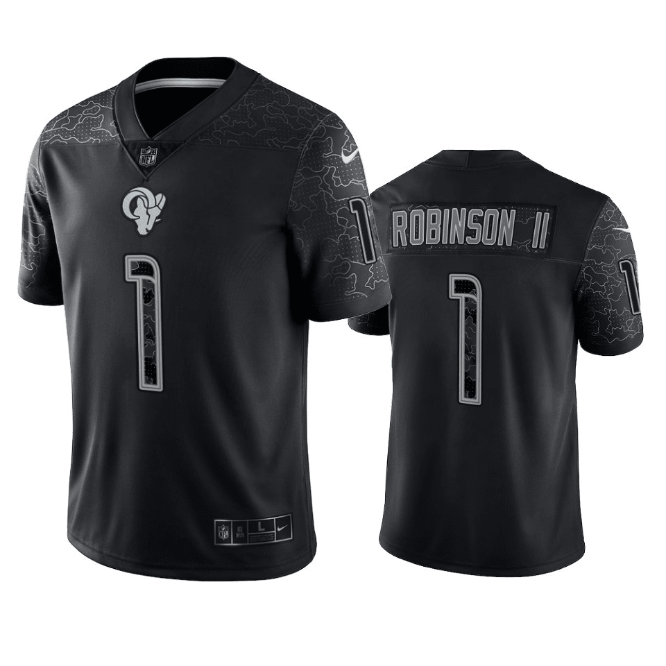 Allen Robinson II Los Angeles Rams RFLCTV Black Limited Jersey