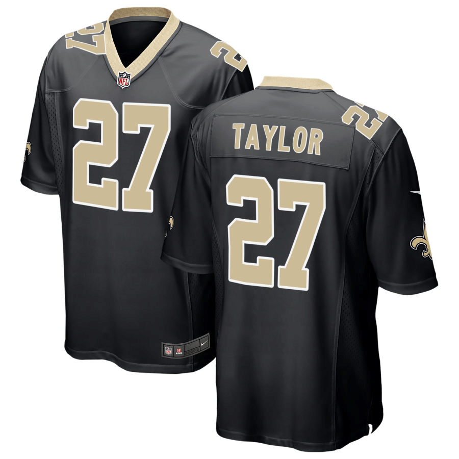 Alontae Taylor New Orleans Saints Black Game Jersey