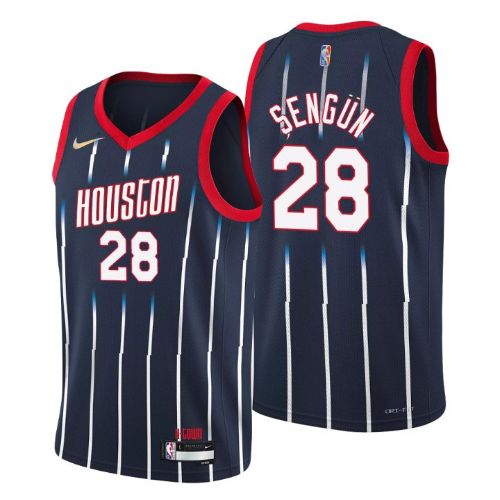 Alperen Sengun Houston Rockets 2021-22 City Navy Swingman Jersey