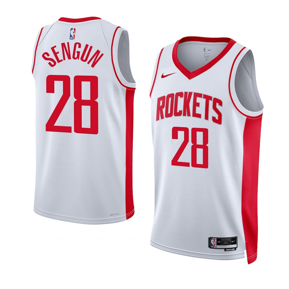 Alperen Sengun Houston Rockets 2022-23 Association Edition White Swingman Jersey
