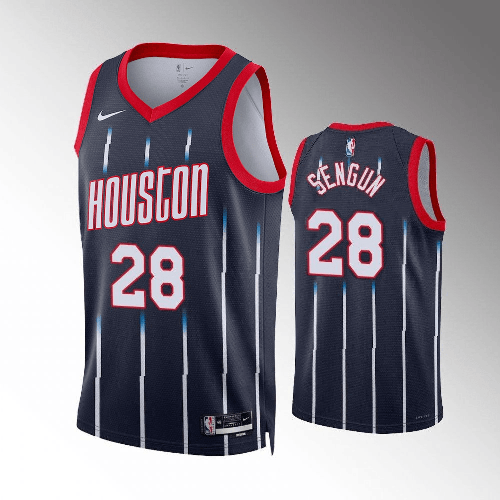 Alperen Sengun Houston Rockets 2022-23 City Edition Navy Swingman Jersey
