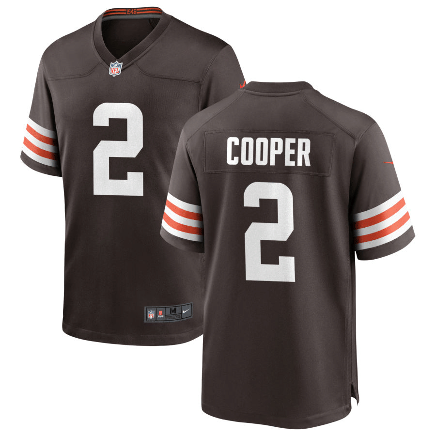 Amari Cooper Cleveland Browns 2020 Brown Game Jersey
