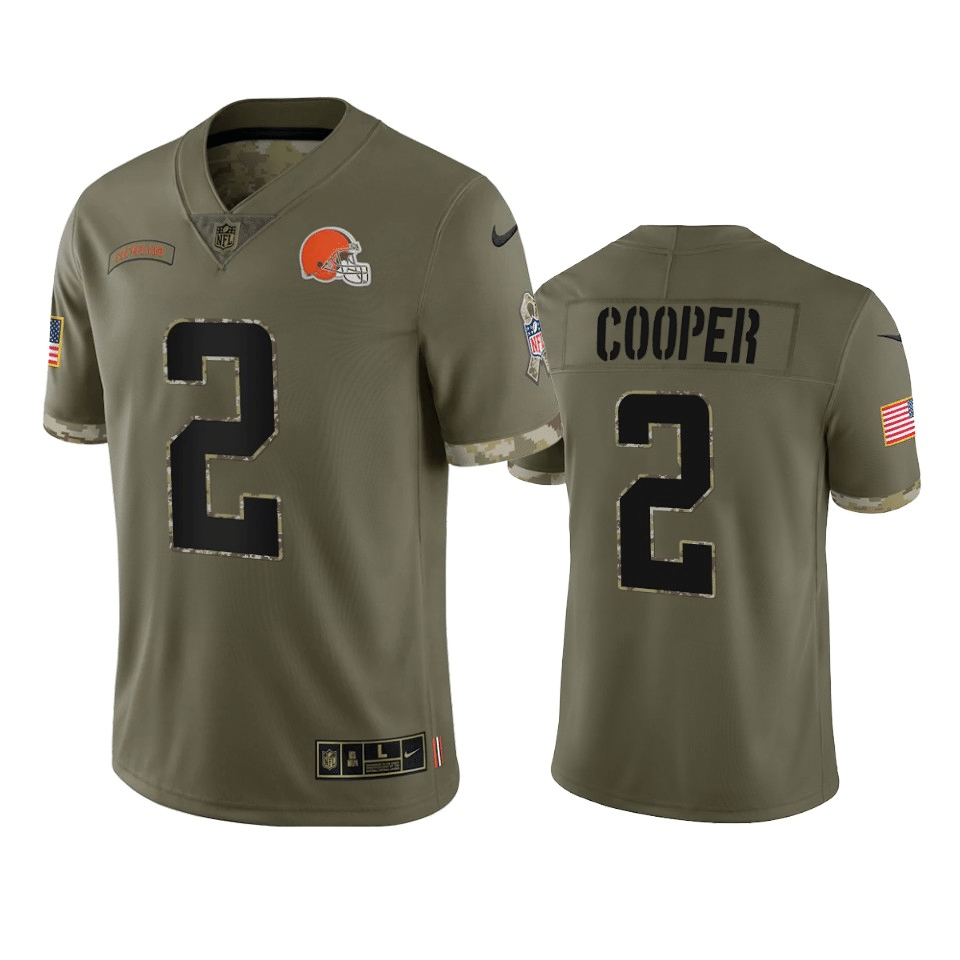 Amari Cooper Cleveland Browns 2022 Salute To Service Limited Jersey