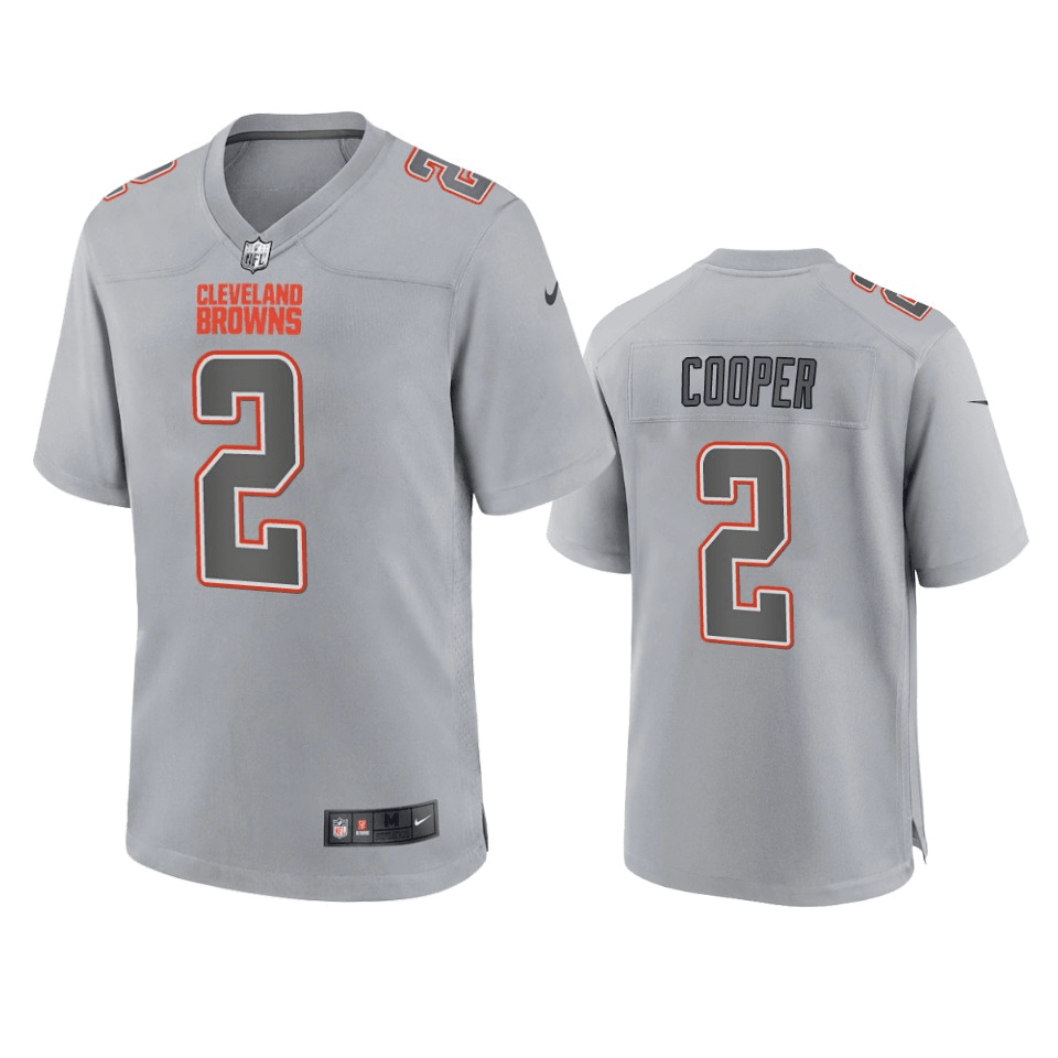 Amari Cooper Cleveland Browns Atmosphere Fashion Gray Game Jersey