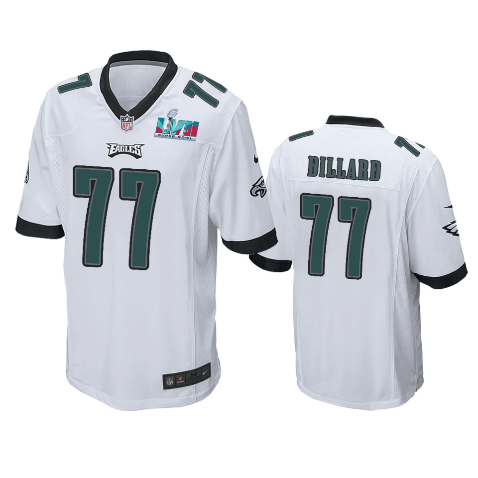 Andre Dillard Philadelphia Eagles Super Bowl LVII White Game Jersey