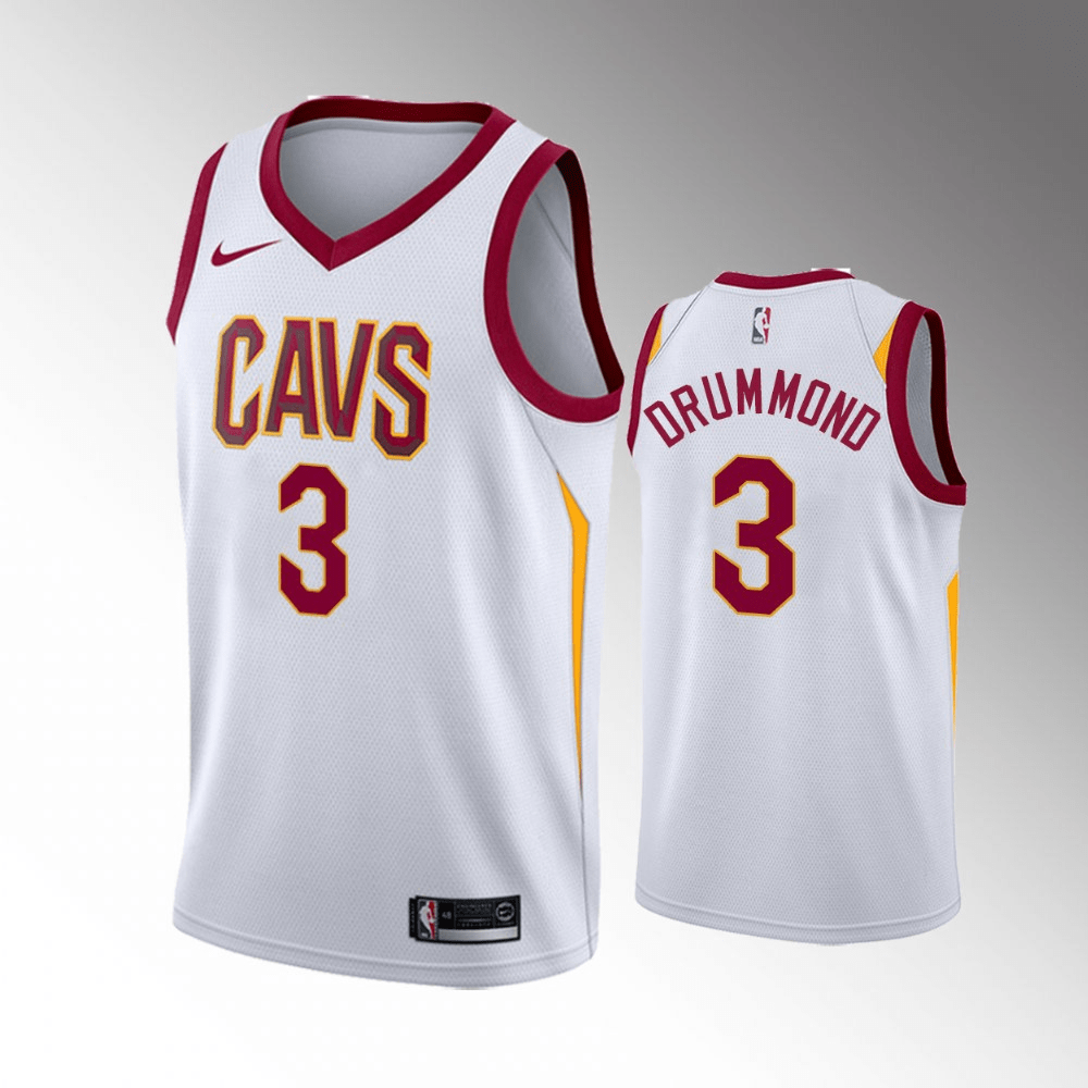 Andre Drummond Cleveland Cavaliers 2021-22 City Edition White Swingman Jersey
