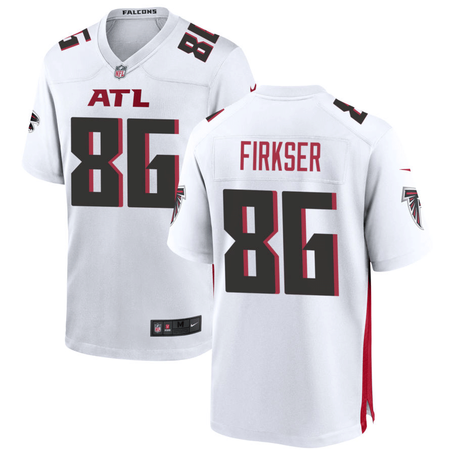Anthony Firkser Atlanta Falcons White Game Jersey