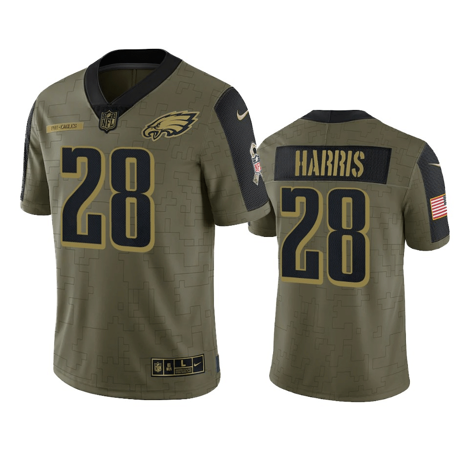 Anthony Harris Philadelphia Eagles 2021 Salute To Service Limited Jersey