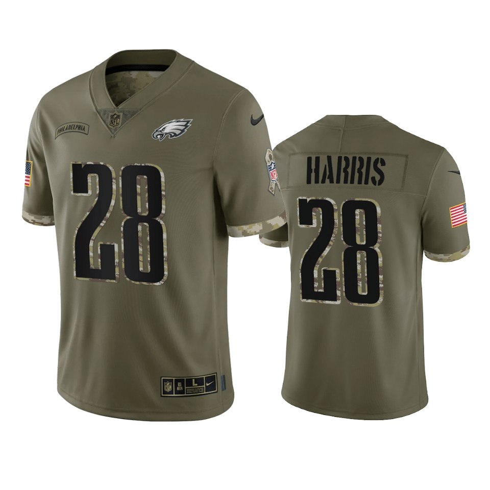 Anthony Harris Philadelphia Eagles 2022 Salute To Service Limited Jersey