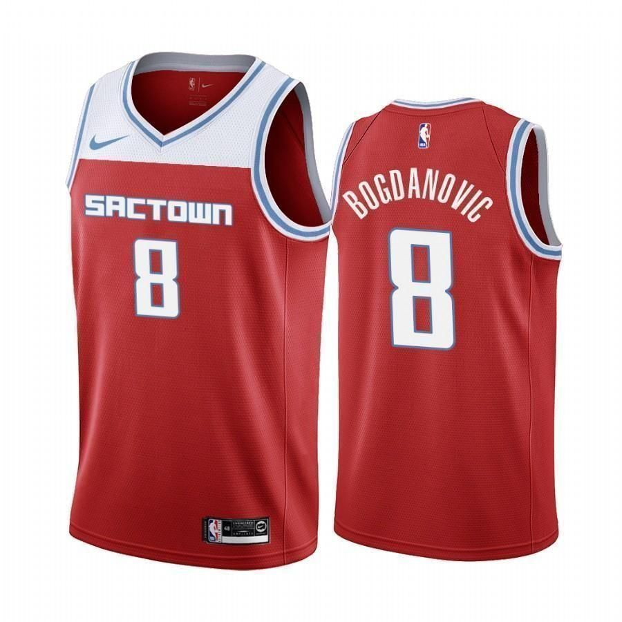 Bogdan Bogdanovic Sacramento Kings 2019-20 City Red Swingman Jersey