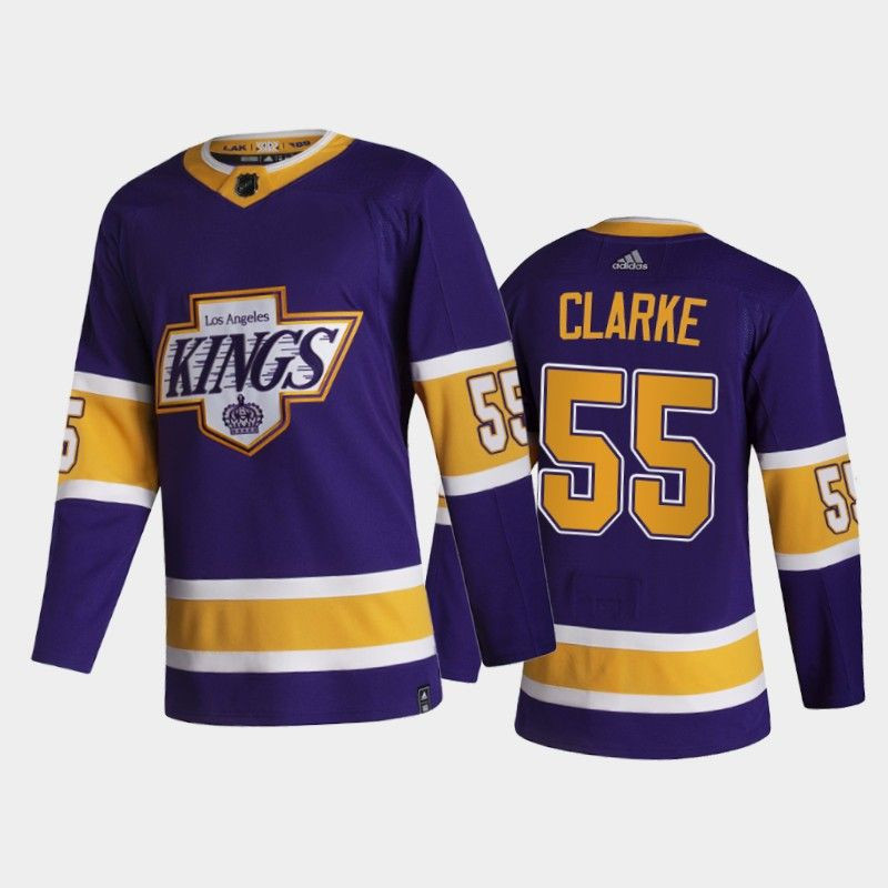 Brandt Clarke Los Angeles Kings 2021 Reverse Retro Player Swingman Jersey