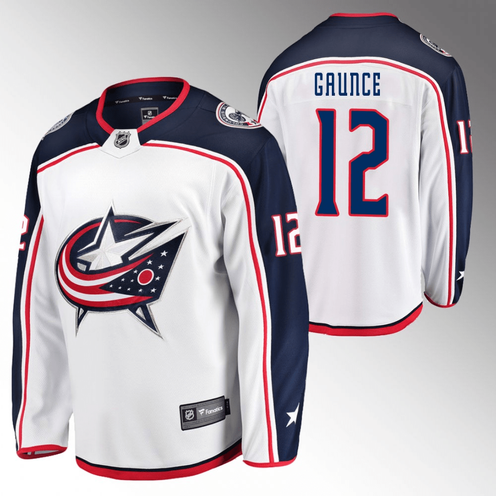 Brendan Gaunce Columbus Blue Jackets Away White Player Swingman Jersey