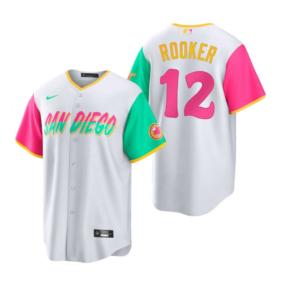 Brent Rooker San Diego Padres 2022 City Connect White Baseball Player Jersey