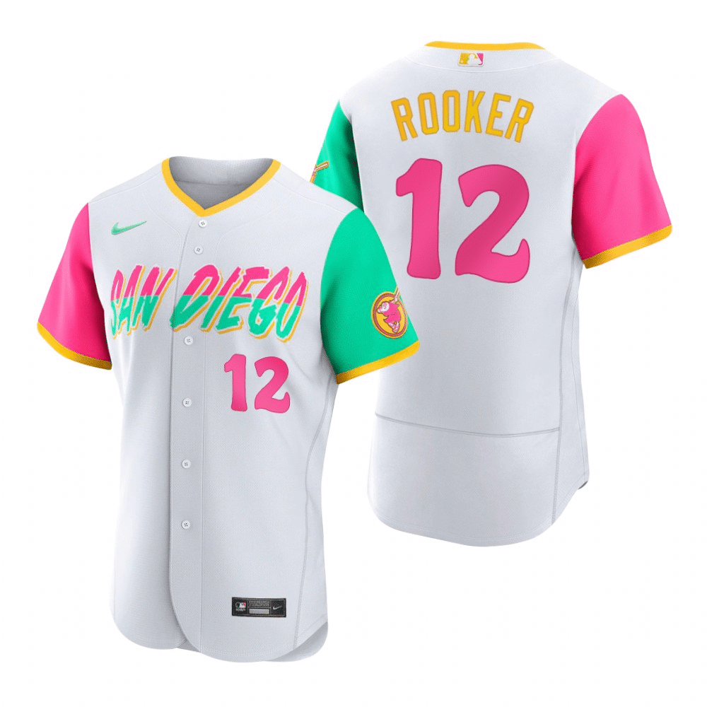Brent Rooker San Diego Padres 2022 City Connect White Baseball Player Jersey