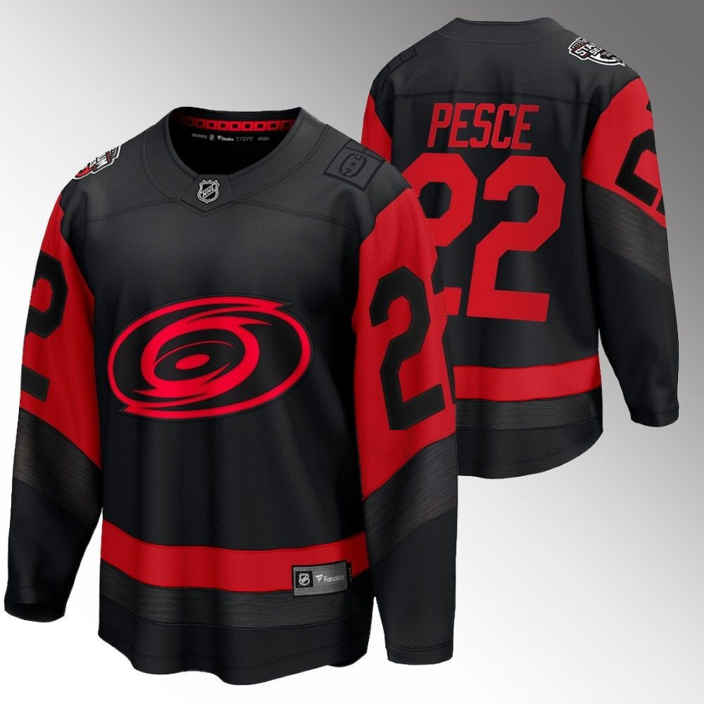 Brett Pesce Carolina Hurricanes 2023 Stadium Series Black Player Swingman Jersey
