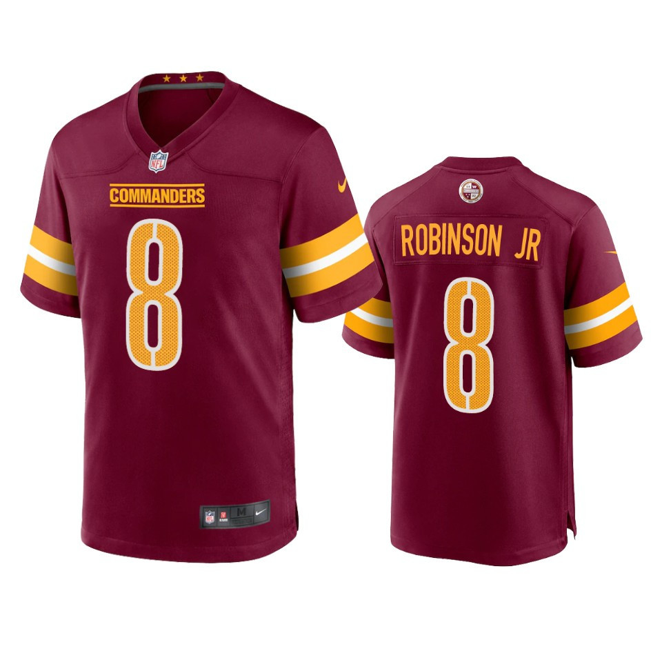 Brian Robinson Jr. Washington Commanders 2022 Burgundy Game Jersey