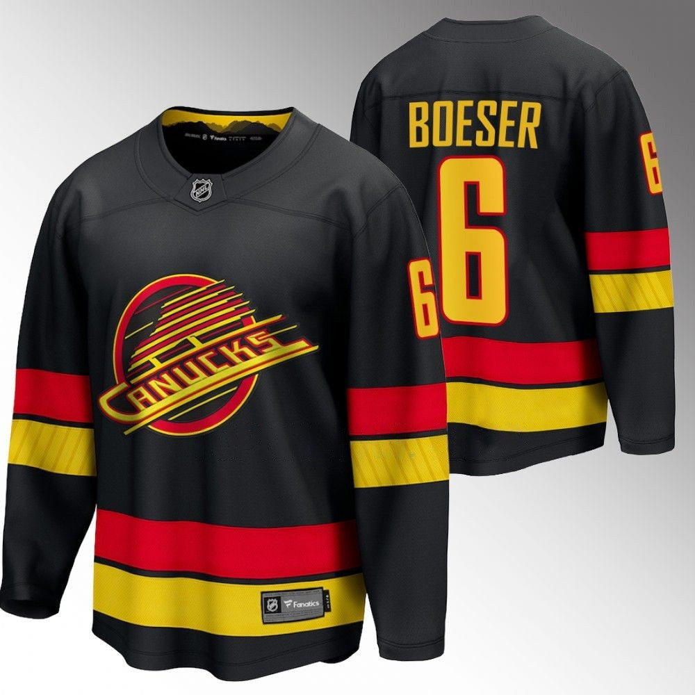 Brock Boeser Vancouver Canucks 2022-23 Alternate Black Player Swingman Jersey