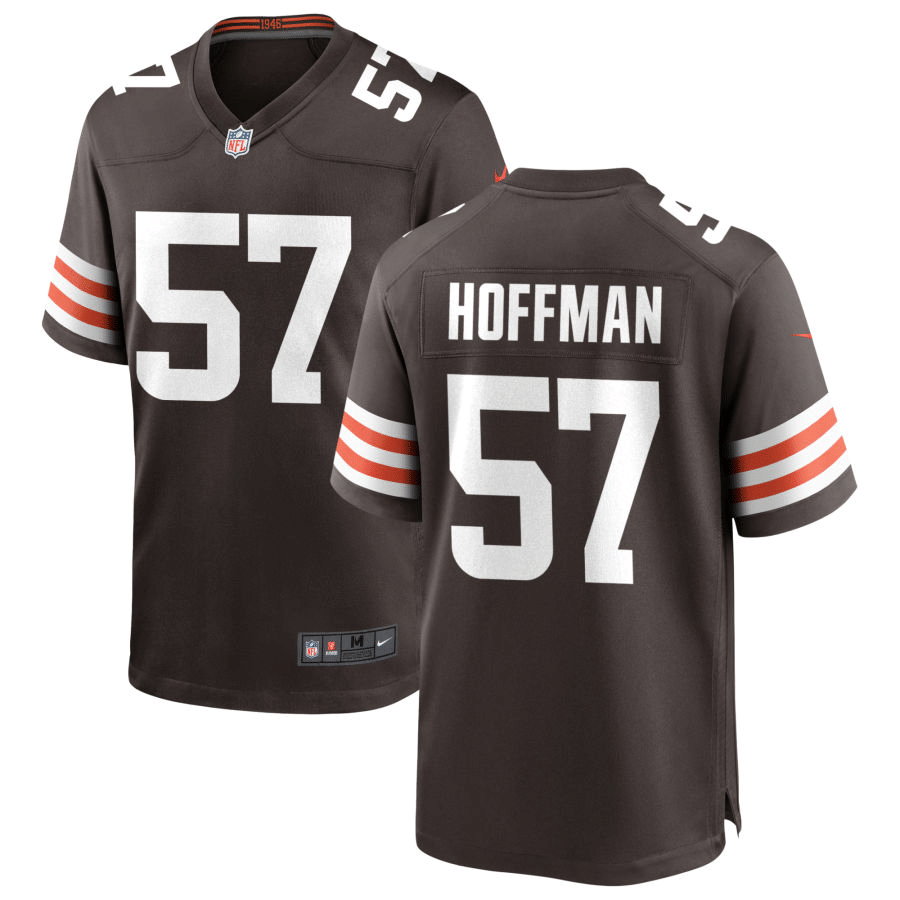 Brock Hoffman Cleveland Browns 2020 Brown Game Jersey
