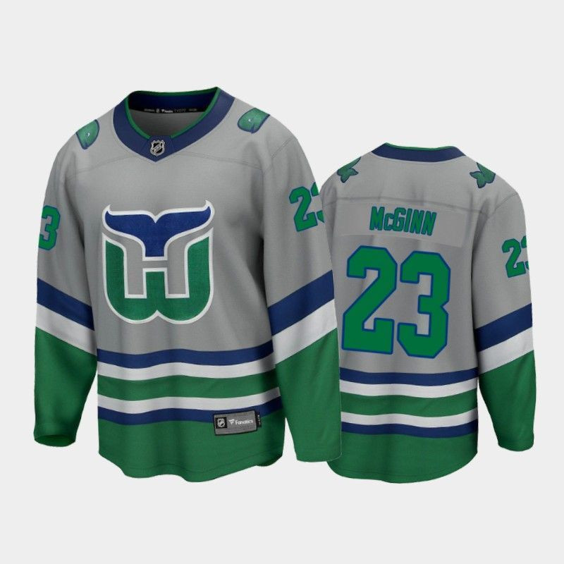 Brock McGinn Carolina Hurricanes 2021 Reverse Retro Player Swingman Jersey