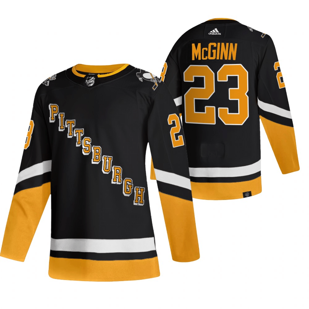 Brock McGinn Pittsburgh Penguins 2021-22 Alternate Black Player Swingman Jersey