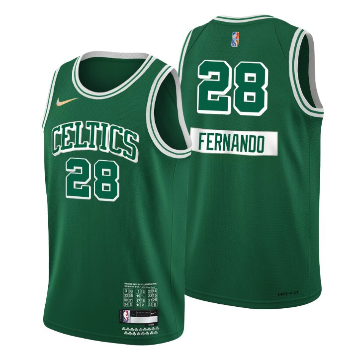Bruno Fernando Boston Celtics 2021-22 City Green Swingman Jersey