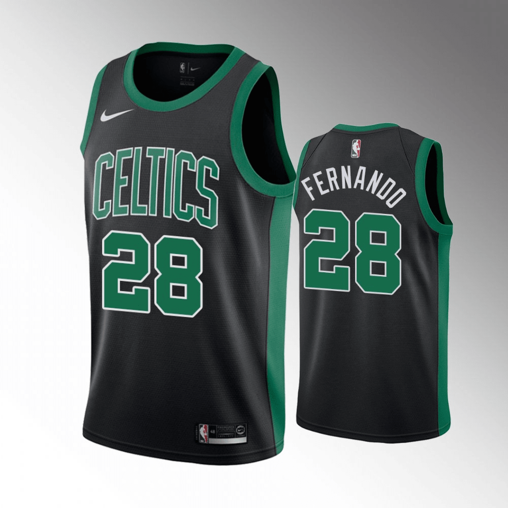 Bruno Fernando Boston Celtics 2021-22 Statement Edition Black Swingman Jersey