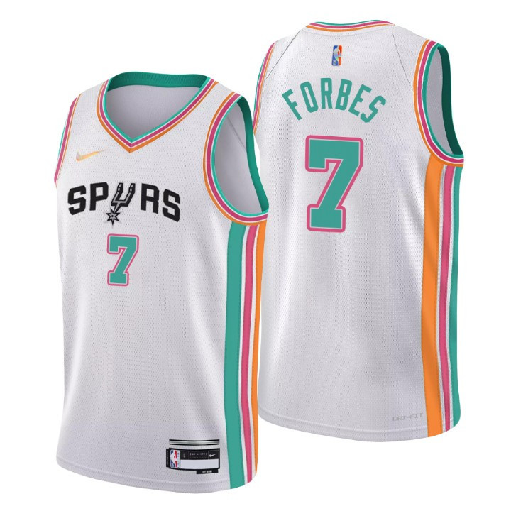 Bryn Forbes San Antonio Spurs 2021-22 City White Swingman Jersey
