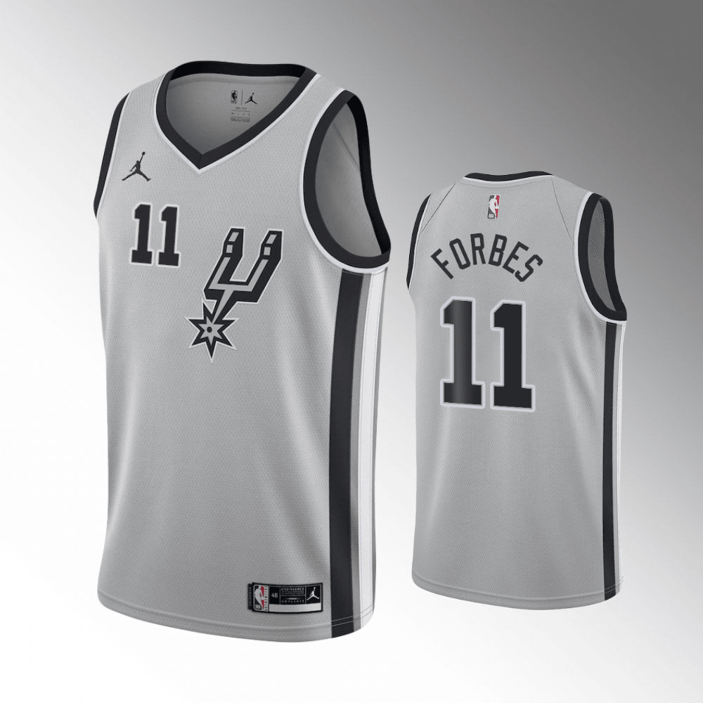 Bryn Forbes San Antonio Spurs 2021-22 Statement Edition Gray Swingman Jersey