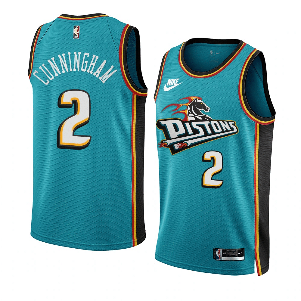 Cade Cunningham Detroit Pistons 2022-23 Classic Edition Teal Swingman Jersey
