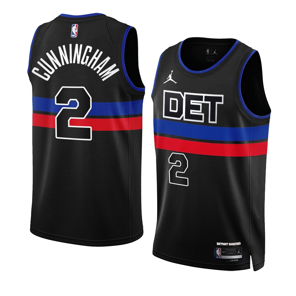 Cade Cunningham Detroit Pistons 2022-23 Statement Edition Black Swingman Jersey