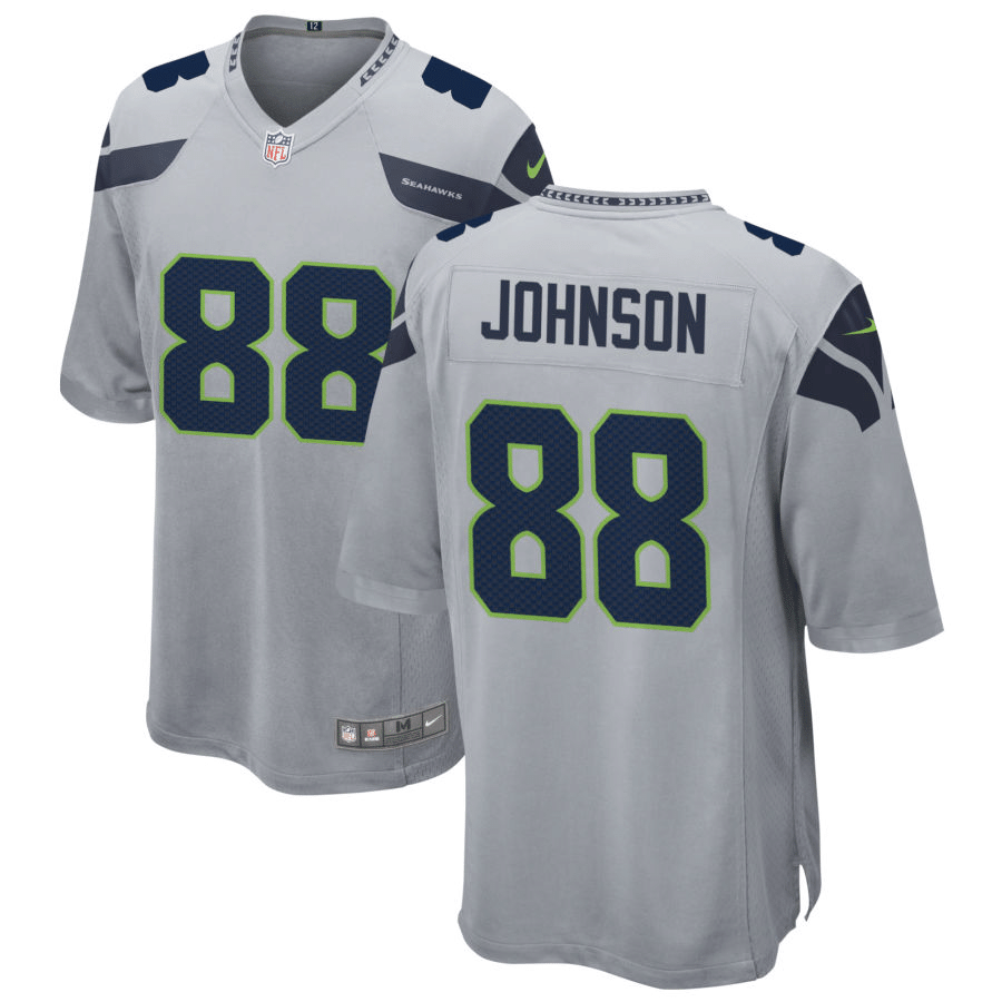 Cade Johnson Seattle Seahawks Alternate Gray Game Jersey