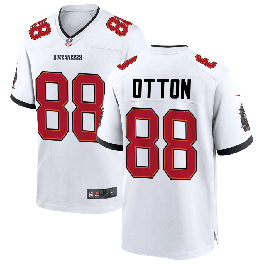 Cade Otton Tampa Bay Buccaneers White Game Jersey