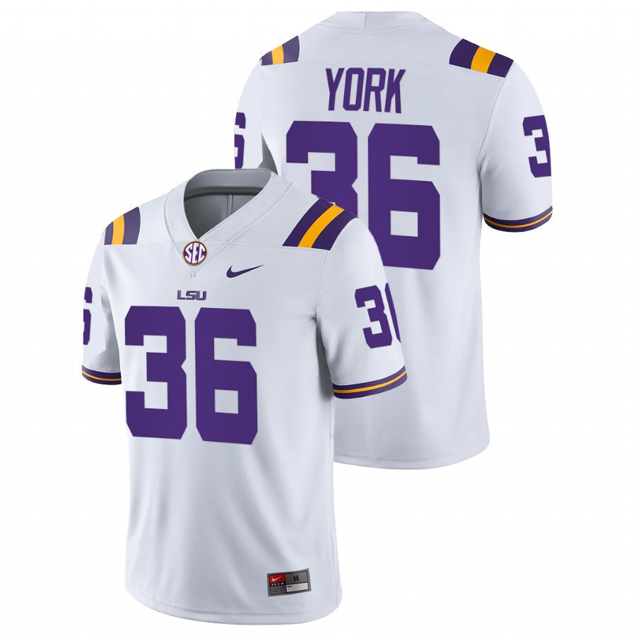 Cade York LSU Tigers Football Jersey