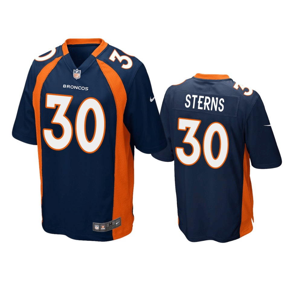 Caden Sterns Denver Broncos 2020 Navy Game Jersey
