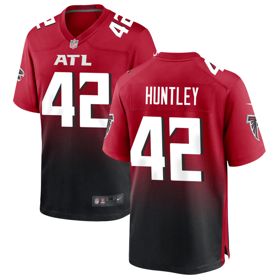 Caleb Huntley Atlanta Falcons Alternate Red Game Jersey